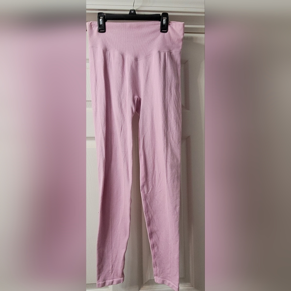 NWT PINK VICTORIA'S SECRET LARGE HIGH RISE LEGGING.